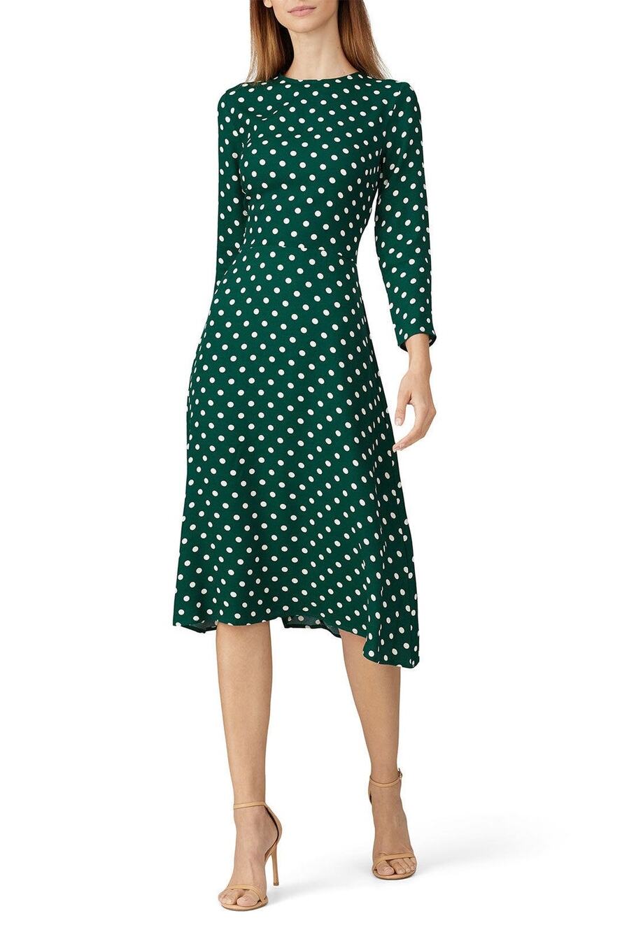 Reformation Moon Polka Dot Dress